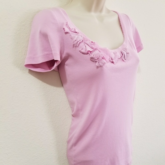donating soon...J. Crew Perfect Fit Tee Flower - Picture 3 of 6